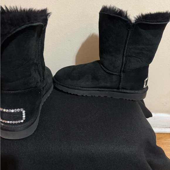 Black Fur Women's Boots - Picture 4 of 5